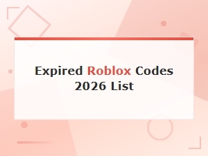 Expired Roblox Codes 2026 List - All Inactive Promo Codes Updated