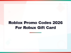 Roblox Promo Codes 2026 for Robux Gift Cards – Free Codes & Rewards